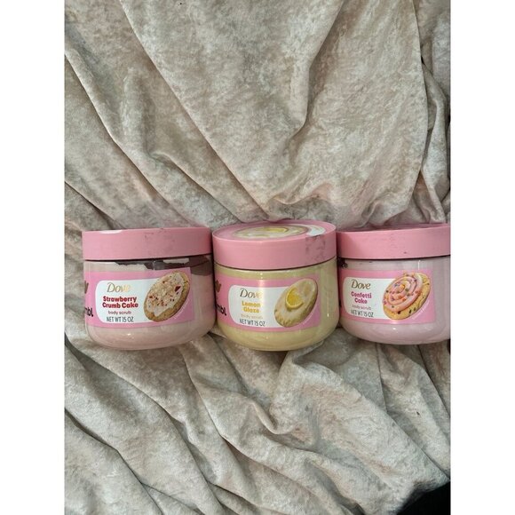 Dove Other - Dovexcrumbl set of 3 body scrubs